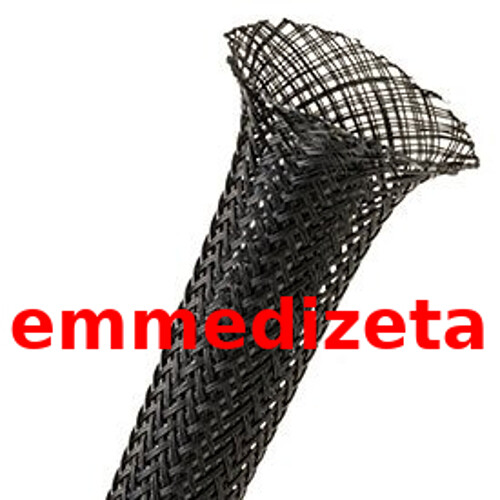 Calza trecciata nera - trecciata,