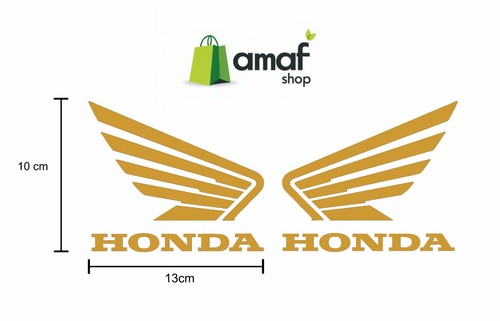 Adesivi honda ala oro vinile - ,