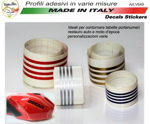 Profili filetti adesivi per